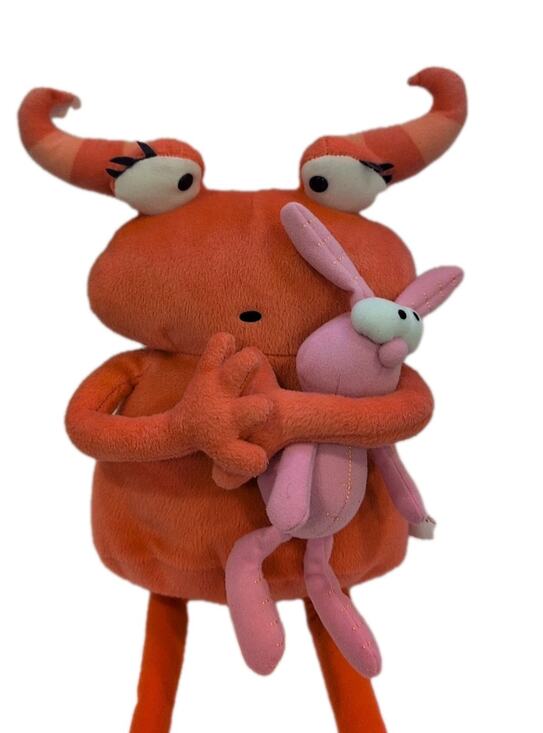 FAO Schwarz Other - Fao Schwarz Plush Pink Pip 'Not So Scary Monsters' 19'